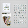 Stitch & Stick Floral Alphabet | Conscious Craft